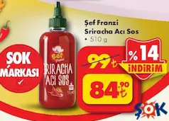 ŞEF FRANZİ SRİRACHA ACI SOS 510 G